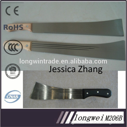 high quality machete knife fixed blad, brand machete M206B